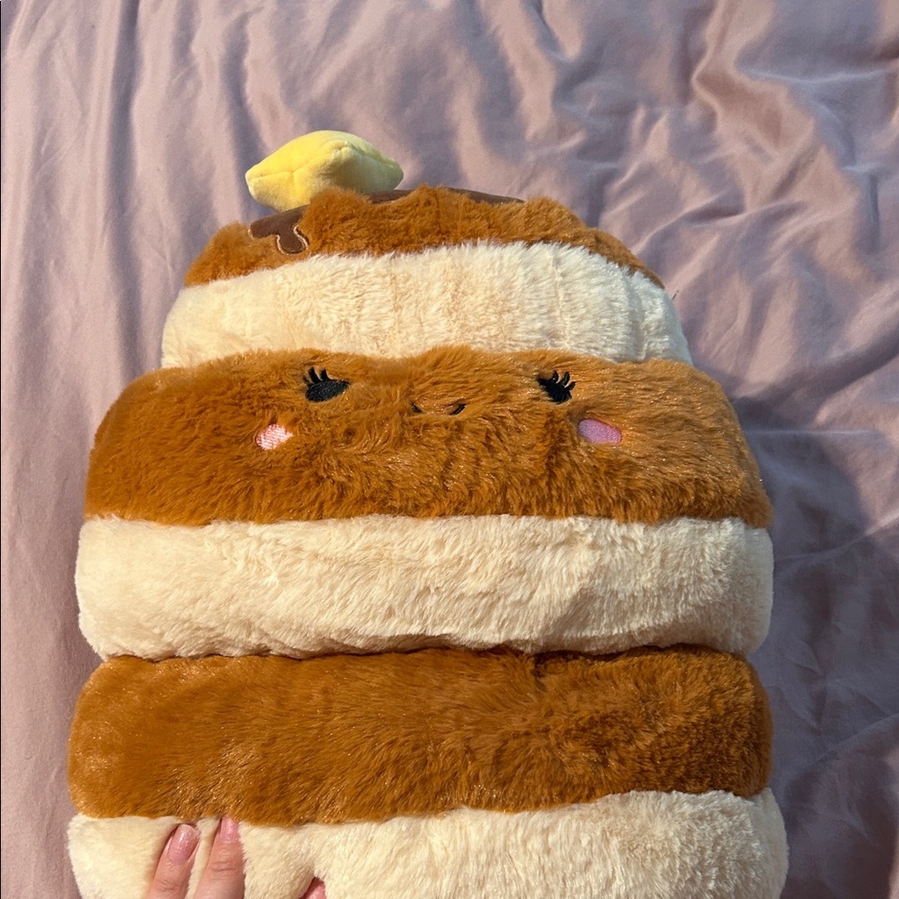 Squishmallows Fuzz-A-Mallows Pancakes Rayen